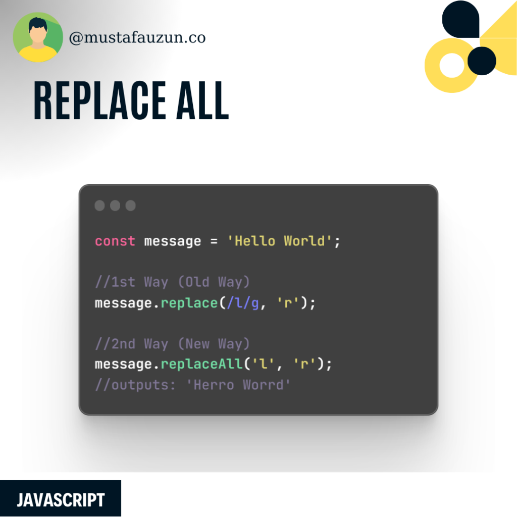 javascript-replace-one-notes