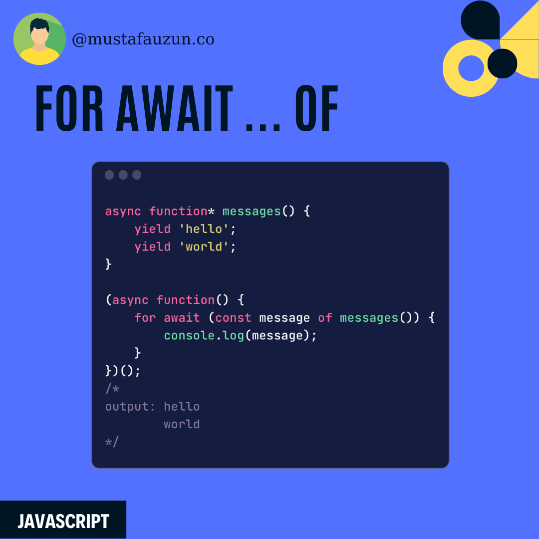 javascript-for-await-of-mustafa-uzun-blog